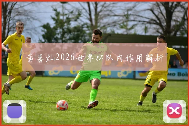 黄喜灿2026世界杯队内作用解析